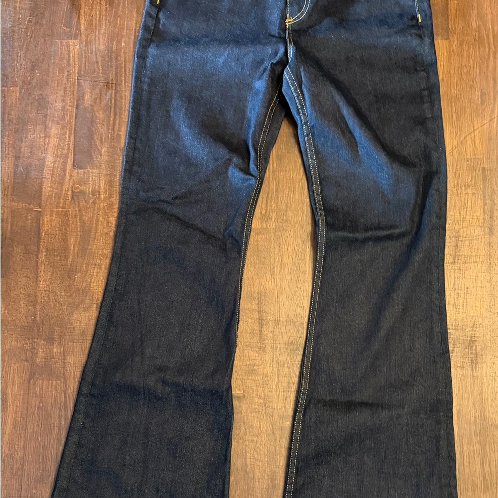 Rag & Bone Indigo Wide Leg Jeans